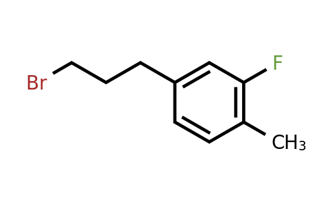 1057678-25-7 | 4-(3-Bromopropyl)-2-fluorotoluene