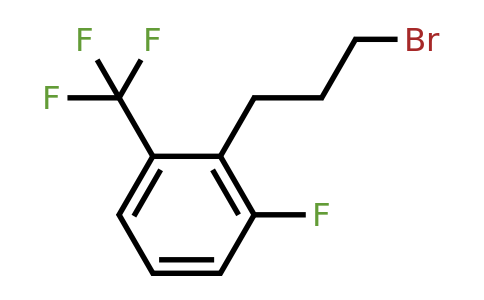 1057678-99-5 | 2-(3-Bromopropyl)-3-fluorobenzotrifluoride