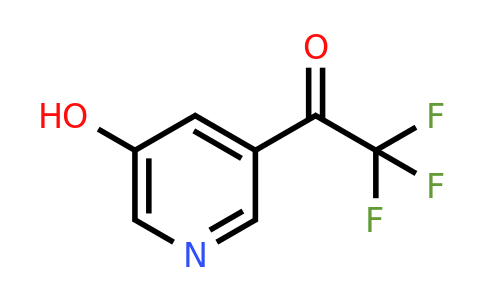 2,2,2-Trifluoro-1-(5-hydroxypyridin-3-yl)ethanone