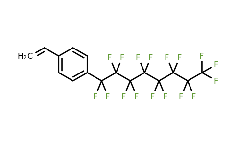 106209-21-6 | 1-(Heptadecafluorooct-1-yl)-4-vinylbenzene