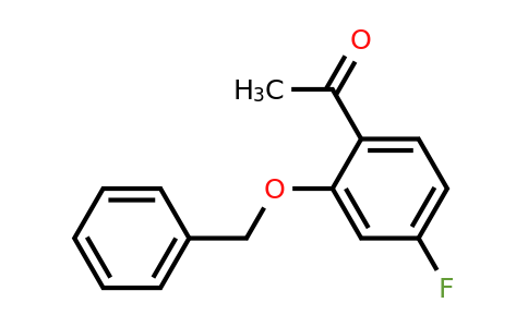 106245-03-8 | 1-(2-(Benzyloxy)-4-fluorophenyl)ethanone