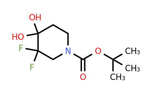 1067914-83-3 | tert-Butyl 3,3-difluoro-4,4-dihydroxypiperidine-1-carboxylate