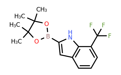 1072813-19-4 | 2-(4,4,5,5-Tetramethyl-1,3,2-dioxaborolan-2-yl)-7-(trifluoromethyl)-1H-indole