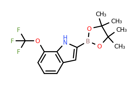 1072813-63-8 | 2-(4,4,5,5-Tetramethyl-1,3,2-dioxaborolan-2-yl)-7-(trifluoromethoxy)-1H-indole