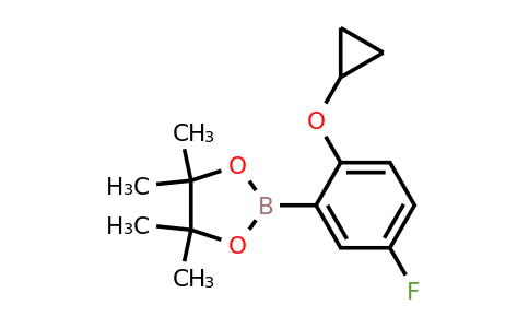 1079402-44-0 | 2-(2-Cyclopropoxy-5-fluorophenyl)-4,4,5,5-tetramethyl-1,3,2-dioxaborolane