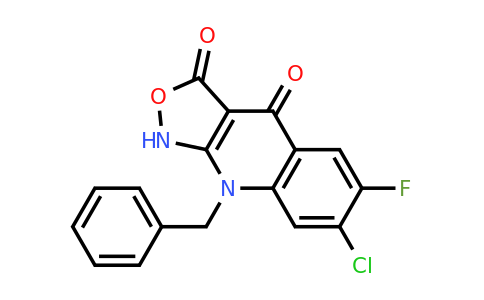 9-Benzyl-7-Chloro-6-fluoroisoxazolo[3,4-b]quinoline-3,4(1H,9H)-dione
