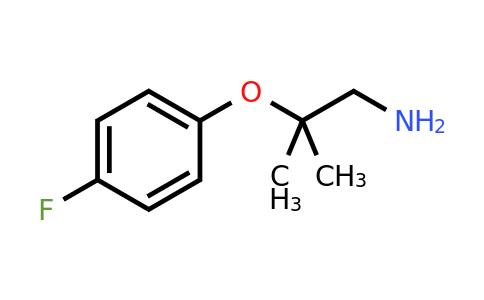 1082423-80-0 | 2-(4-Fluorophenoxy)-2-methylpropan-1-amine