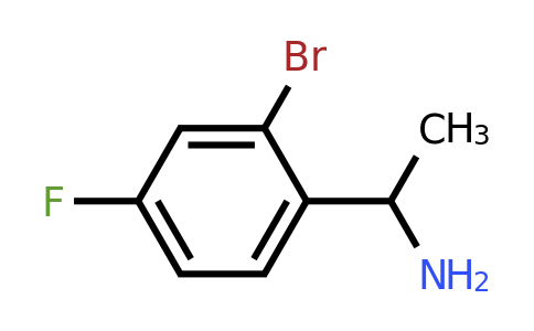 1086599-35-0 | 1-(2-Bromo-4-fluorophenyl)ethanamine