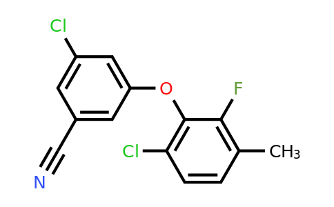 1089178-82-4 | 3-Chloro-5-(6-chloro-2-fluoro-3-methylphenoxy)benzonitrile