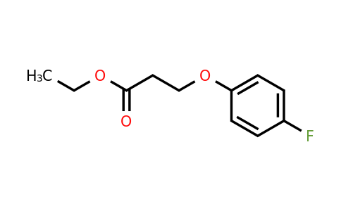 109174-29-0 | Ethyl 3-(4-fluorophenoxy)propanoate