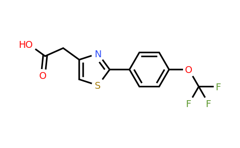 1092330-87-4 | 2-(2-(4-(Trifluoromethoxy)phenyl)thiazol-4-yl)acetic acid