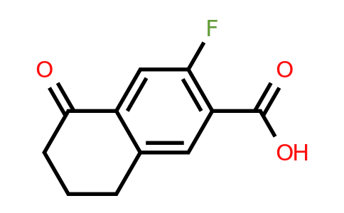 1092348-21-4 | 3-Fluoro-5-oxo-5,6,7,8-tetrahydronaphthalene-2-carboxylic acid