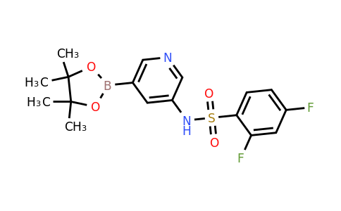 1092565-35-9 | 2,4-Difluoro-N-[5-(4,4,5,5-tetramethyl-1,3,2-dioxaborolan-2-yl)-3-pyridinyl]benzenesulfonamide