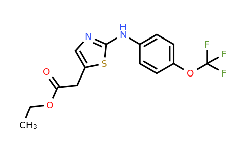 1092959-60-8 | Ethyl 2-(2-((4-(trifluoromethoxy)phenyl)amino)thiazol-5-yl)acetate