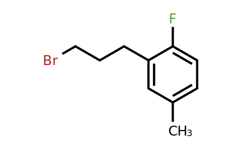 1093172-79-2 | 3-(3-Bromopropyl)-4-fluorotoluene