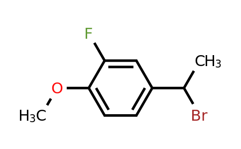 1094304-27-4 | 4-(1-Bromoethyl)-2-fluoro-1-methoxybenzene