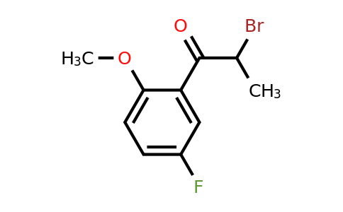 1094382-33-8 | 2-Bromo-5'-fluoro-2'-methoxypropiophenone