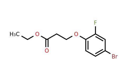 1094546-44-7 | Ethyl 3-(4-bromo-2-fluorophenoxy)propanoate