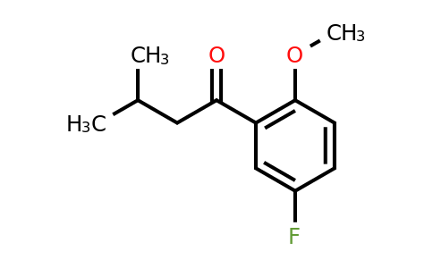 1094648-17-5 | 1-(5-Fluoro-2-methoxyphenyl)-3-methylbutan-1-one