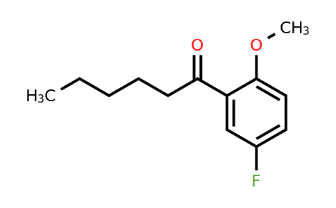 1094748-76-1 | 1-(5-Fluoro-2-methoxyphenyl)hexan-1-one