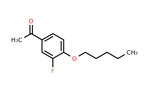 1095109-43-5 | 1-(3-Fluoro-4-(pentyloxy)phenyl)ethanone