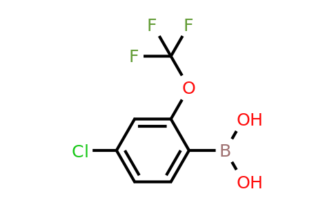 1095990-65-0 | (4-Chloro-2-(trifluoromethoxy)phenyl)boronic acid
