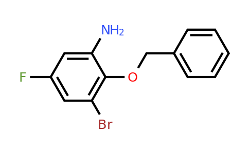 1096303-75-1 | 2-(Benzyloxy)-3-bromo-5-fluoroaniline