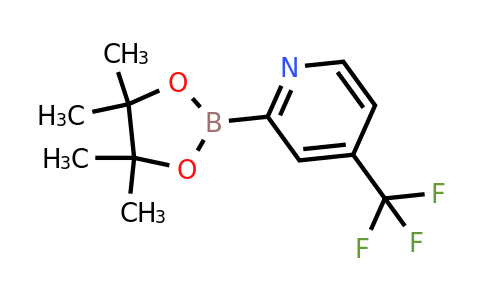 1096689-46-1 | 2-(4,4,5,5-Tetramethyl-1,3,2-dioxaborolan-2-yl)-4-(trifluoromethyl)pyridine