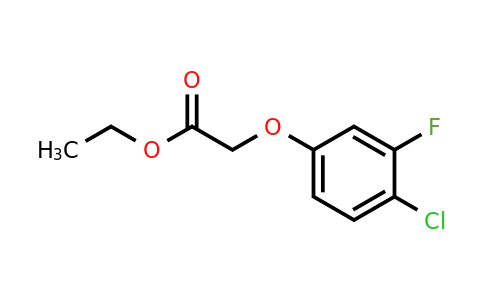 1096703-33-1 | Ethyl 2-(4-chloro-3-fluorophenoxy)acetate