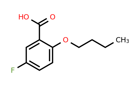1096888-88-8 | 2-Butoxy-5-fluorobenzoic acid