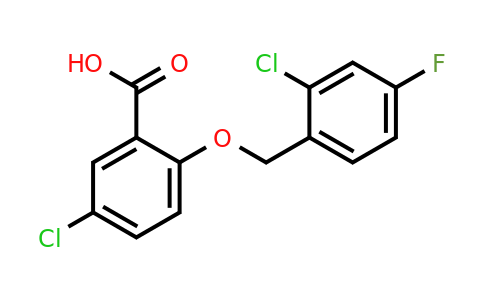 1096939-12-6 | 5-Chloro-2-((2-chloro-4-fluorobenzyl)oxy)benzoic acid