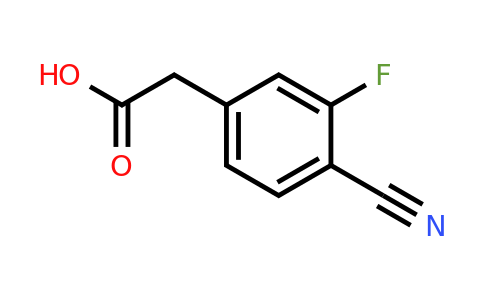 1097871-99-2 | 2-(4-Cyano-3-fluorophenyl)acetic acid