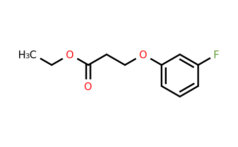 1099624-30-2 | Ethyl 3-(3-fluorophenoxy)propanoate