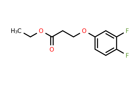 1099636-88-0 | Ethyl 3-(3,4-difluorophenoxy)propanoate