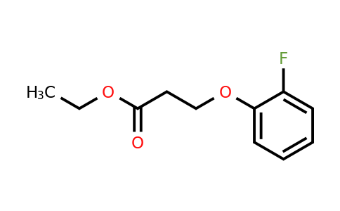 1099670-07-1 | Ethyl 3-(2-fluorophenoxy)propanoate