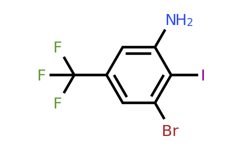 1100215-54-0 | 3-Bromo-2-iodo-5-(trifluoromethyl)aniline
