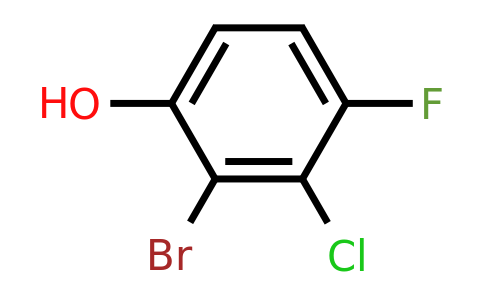 1100640-19-4 | 2-Bromo-3-chloro-4-fluorophenol