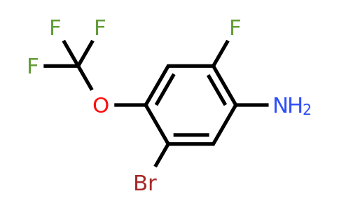 1100833-34-8 | 5-Bromo-2-fluoro-4-(trifluoromethoxy)aniline