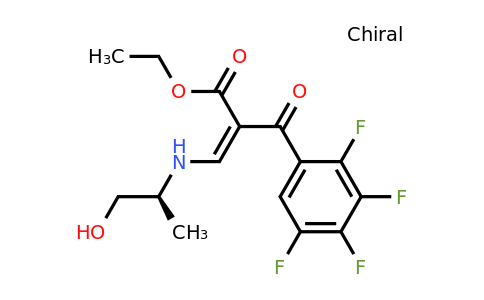 110548-02-2 | Ethyl (s,z)-3-((1-hydroxypropan-2-yl)amino)-2-(2,3,4,5-tetrafluorobenzoyl)acrylate