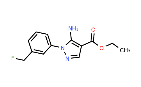 110821-29-9 | Ethyl 5-amino-1-(3-(fluoromethyl)phenyl)-1H-pyrazole-4-carboxylate