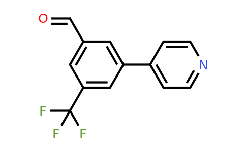 1108724-38-4 | 3-(Pyridin-4-yl)-5-(trifluoromethyl)benzaldehyde