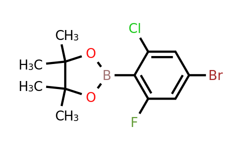 1111096-22-0 | 2-(4-Bromo-2-chloro-6-fluorophenyl)-4,4,5,5-tetramethyl-1,3,2-dioxaborolane