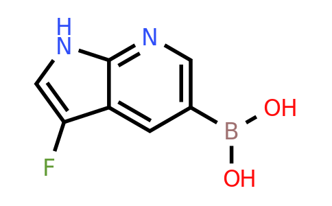 1111637-69-4 | (3-Fluoro-1H-pyrrolo[2,3-b]pyridin-5-yl)boronic acid