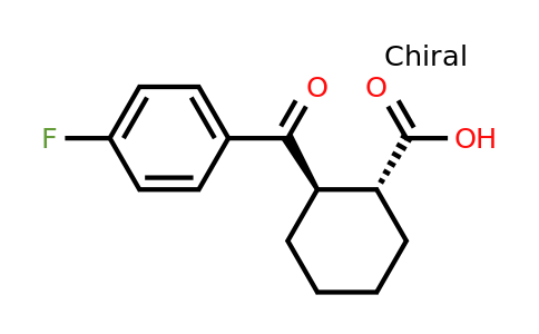 111857-42-2 | trans-2-(4-Fluorobenzoyl)cyclohexane-1-carboxylic acid