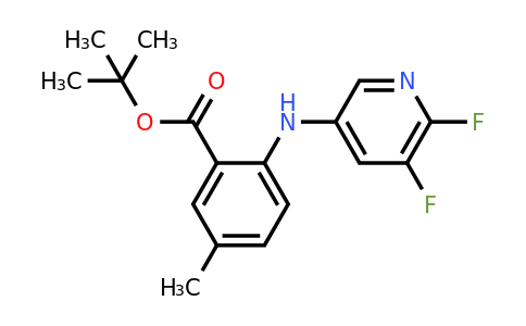 1119090-76-4 | tert-Butyl 2-((5,6-difluoropyridin-3-yl)amino)-5-methylbenzoate