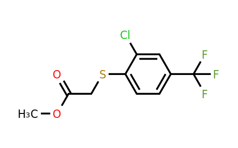 1119451-07-8 | Methyl 2-((2-chloro-4-(trifluoromethyl)phenyl)thio)acetate