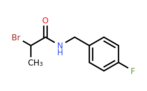 1119451-51-2 | 2-Bromo-N-(4-fluorobenzyl)propanamide