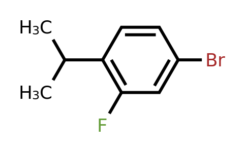 112611-87-7 | 4-Bromo-2-fluoro-1-isopropylbenzene