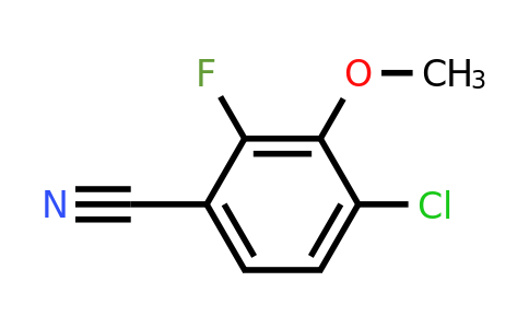 1126320-68-0 | 4-Chloro-2-Fluoro-3-methoxybenzonitrile
