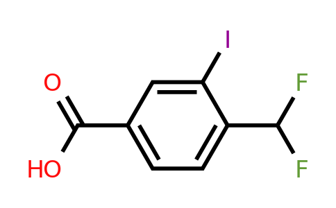 1131588-05-0 | 4-(Difluoromethyl)-3-iodobenzoic acid